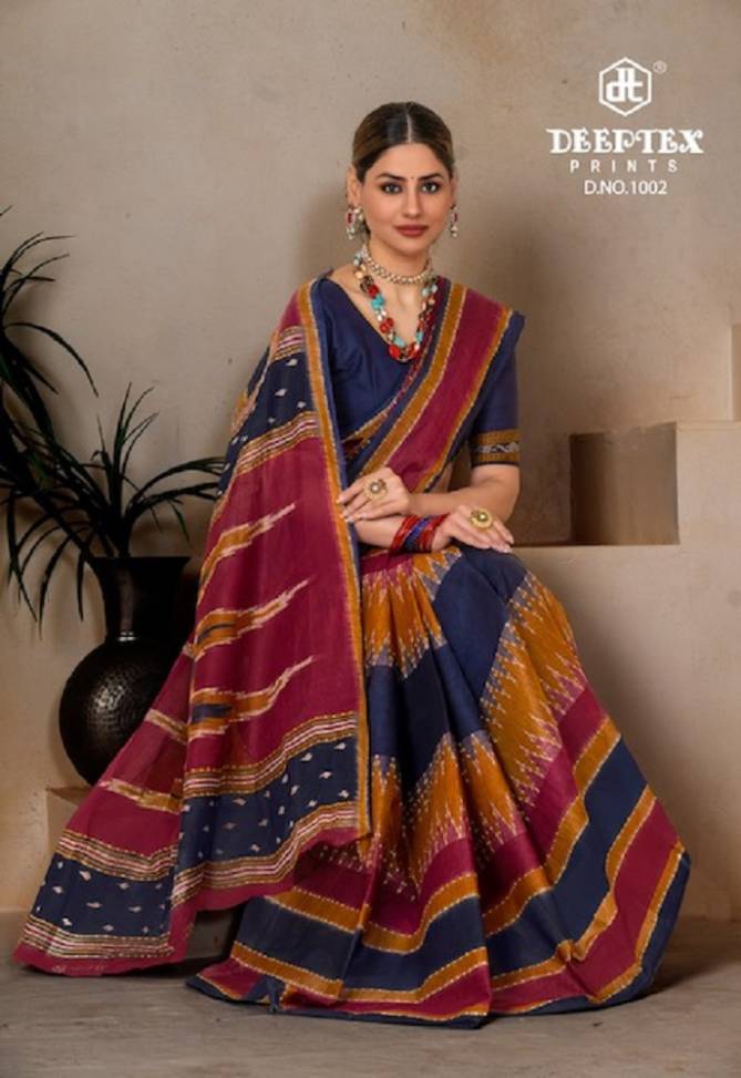 Prime Vol 10 By Deeptex Cotton Printed Daily Wear Sarees Wholesale in India